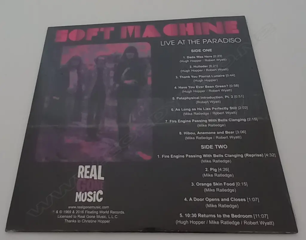 Soft Machine, Live At The Paradiso, (Sealed Album) Image 1++